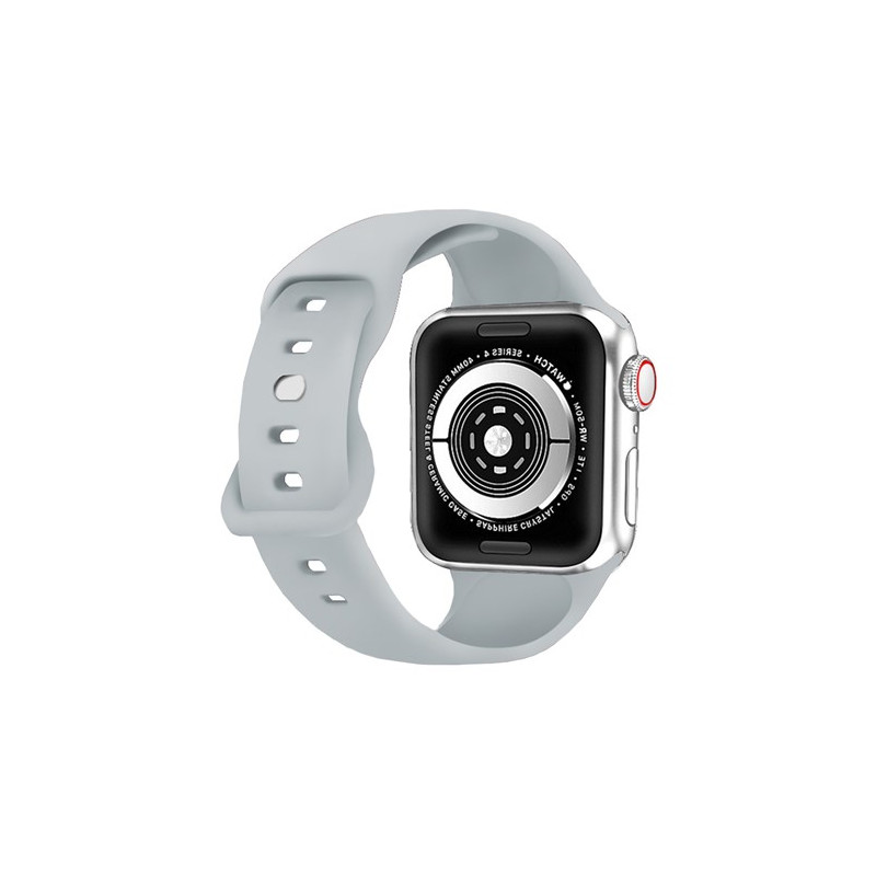 Silikonarmband till Apple Watch, grå, 38/40/41 mm