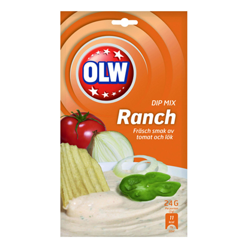 OLW Dippmix Ranch Storpack - 16-pack
