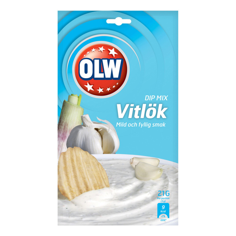 OLW Dippmix Vitlök Storpack - 16-pack