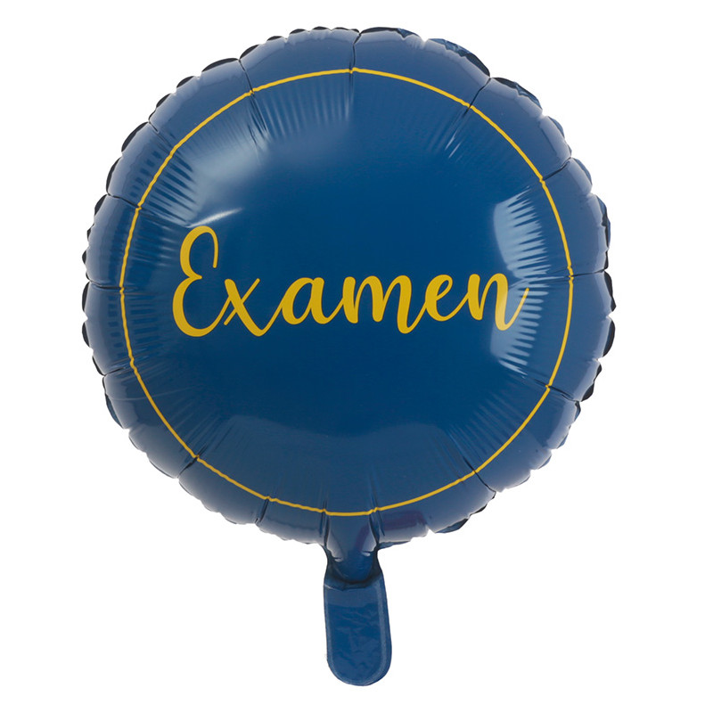 Examen Folieballong Gul/Blå 46cm