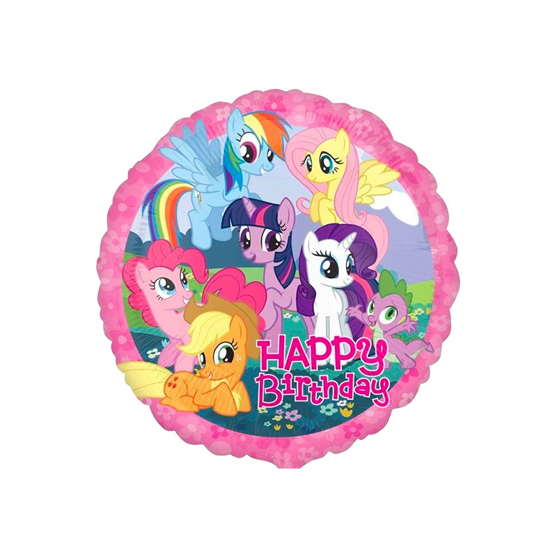 Folieballong Happy Birthday My Little Pony
