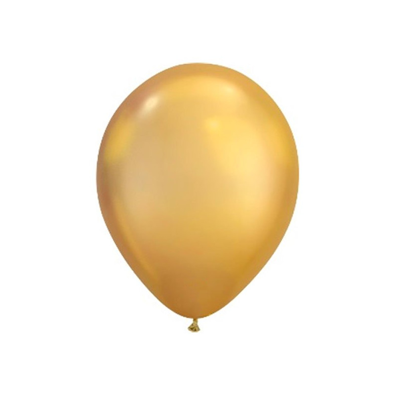Ballonger Krom Guld - 10-pack