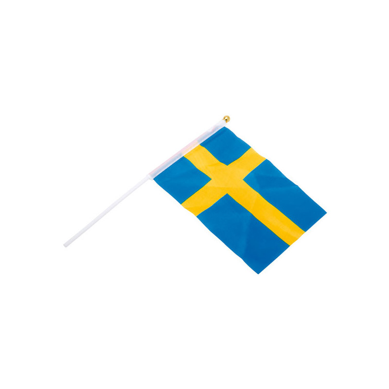 Handflagga Sverige - 6-pack