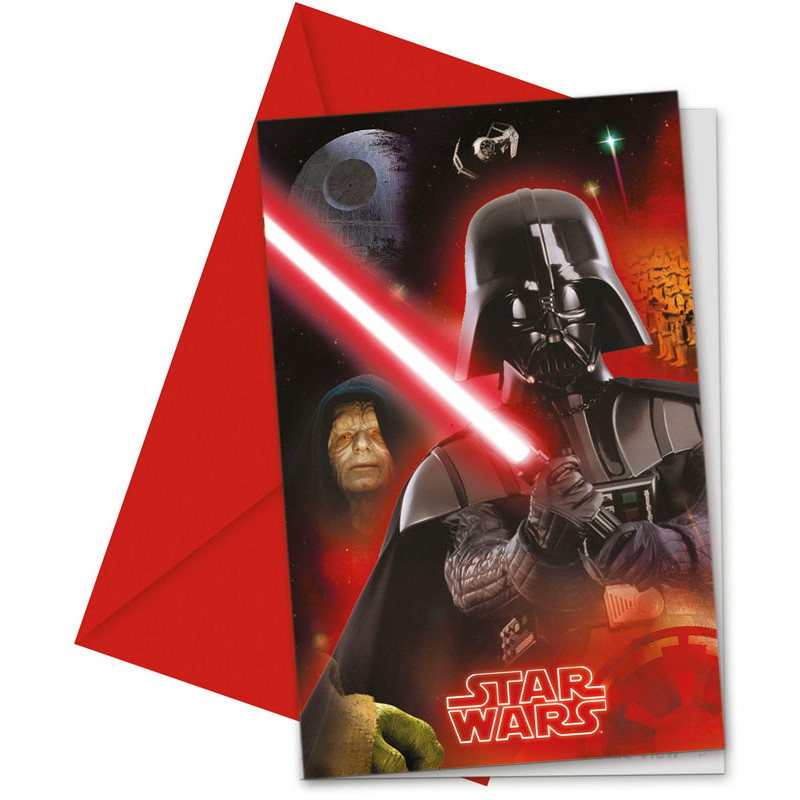 Star Wars Heroes Inbjudningskort