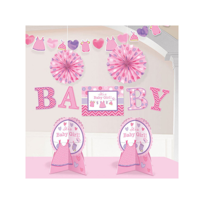 Baby Shower It\'s a Baby Girl Dekorationer