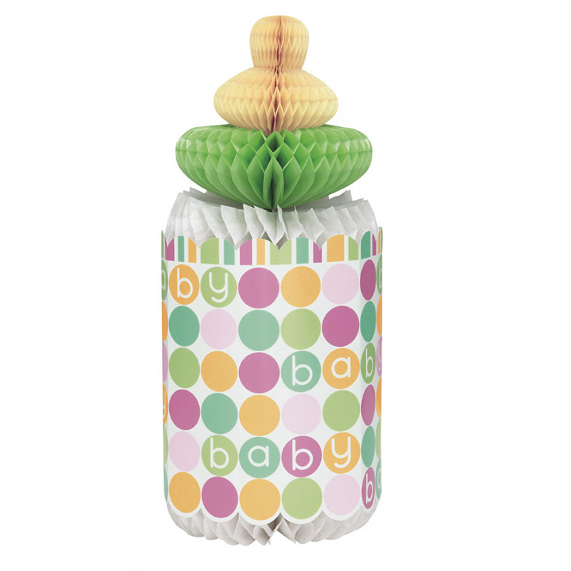 Pastell Baby Shower Honeycomb Dekoration