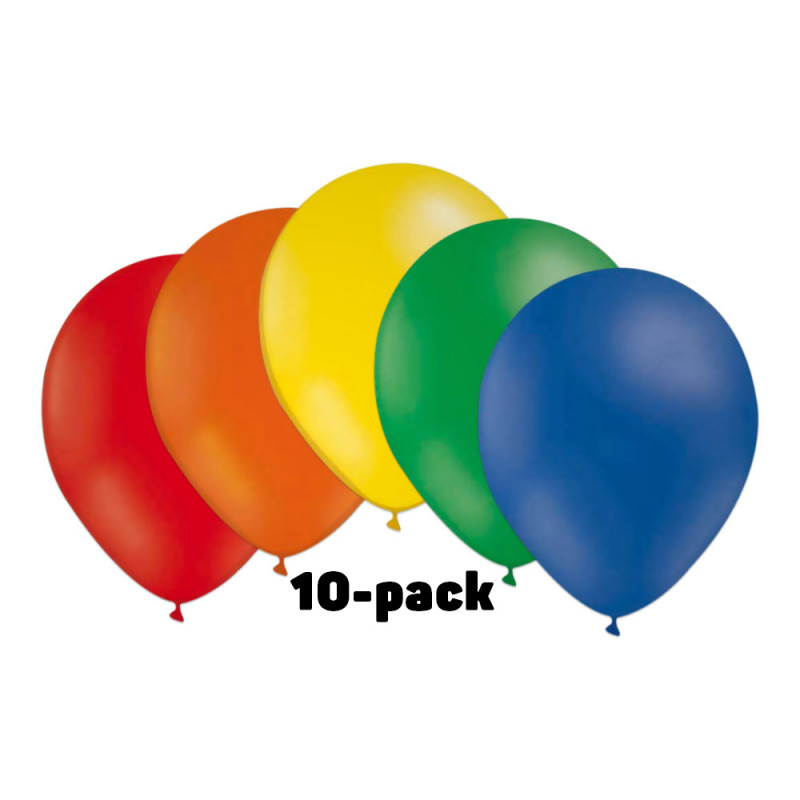 Ballongkombo Flerfärgad - 10-pack