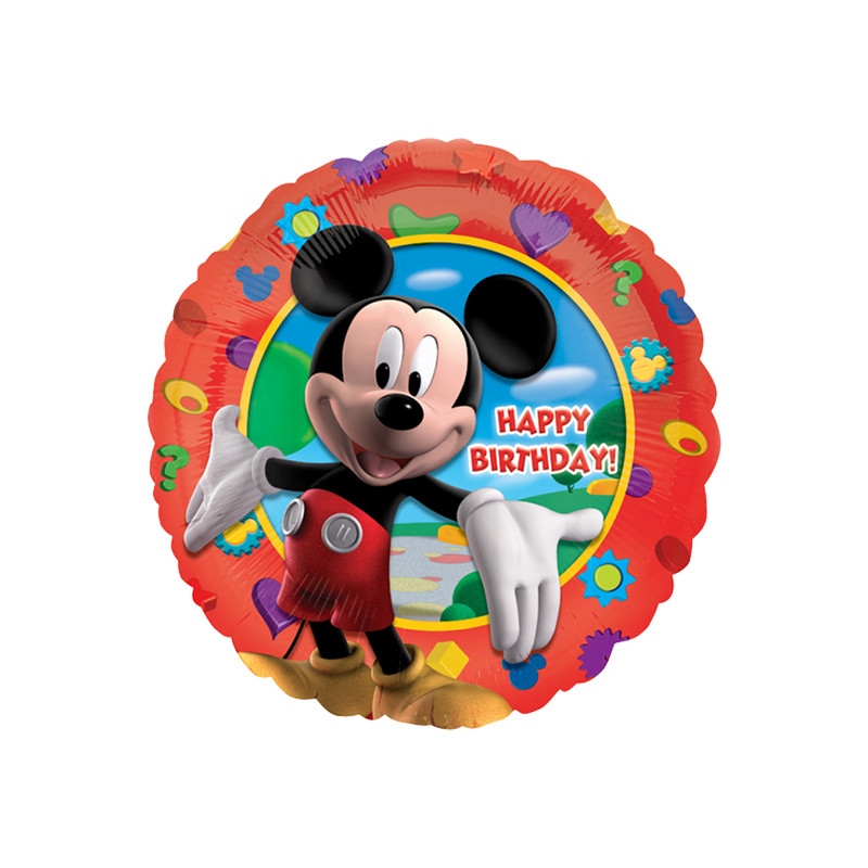Folieballong Musses Klubbhus Happy Birthday