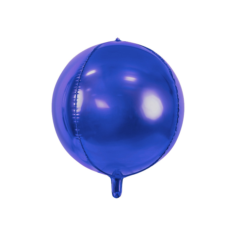 Folieballong Boll Mörklila