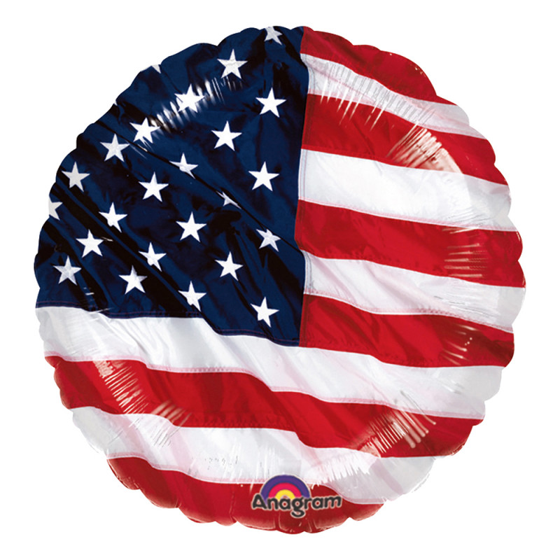 Folieballong USA Flagga