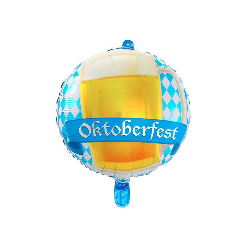 Folieballong Rund Oktoberfest Ölmugg